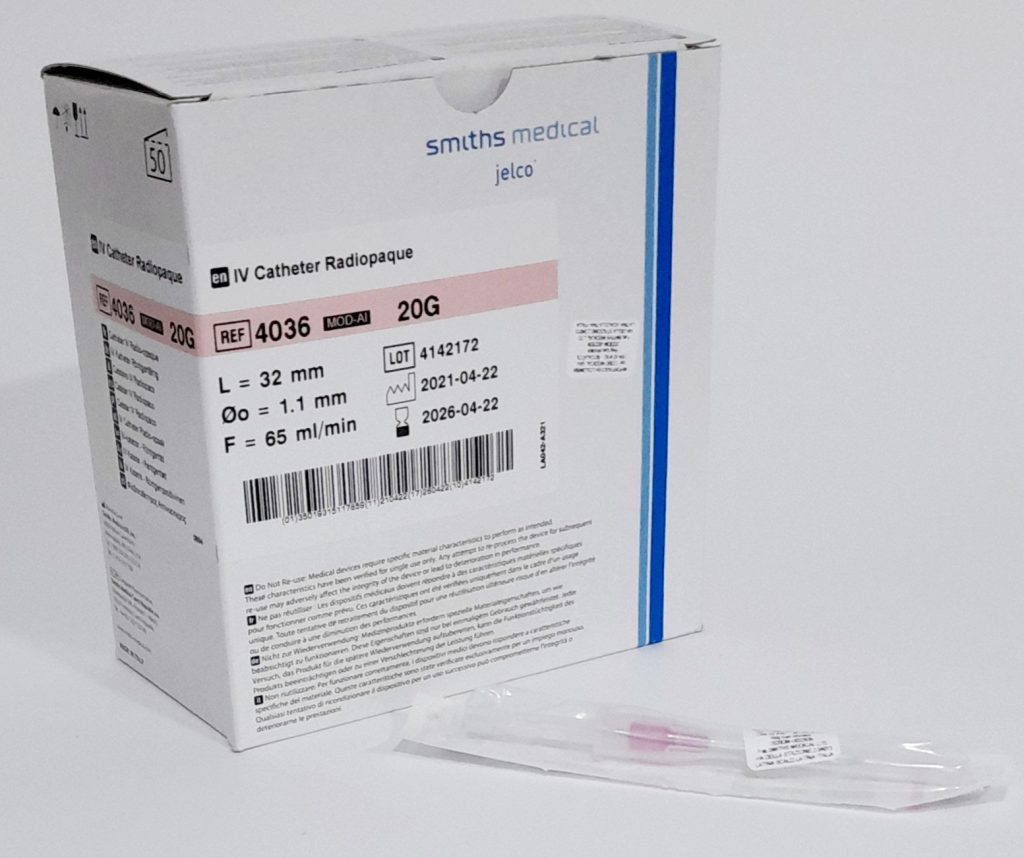 CATETER JELCO 20G 4036 Hospiclinic de Colombia SAS
